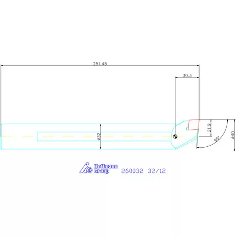 Garant Furatkés, acél 32/12 mm