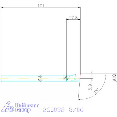 Garant Furatkés, acél 8/06 mm