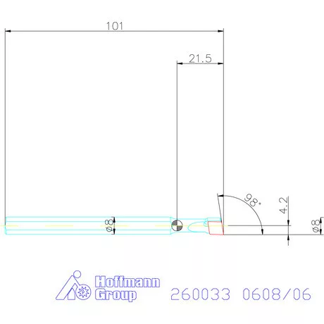 Garant Furatkés, acél 0608/06 mm