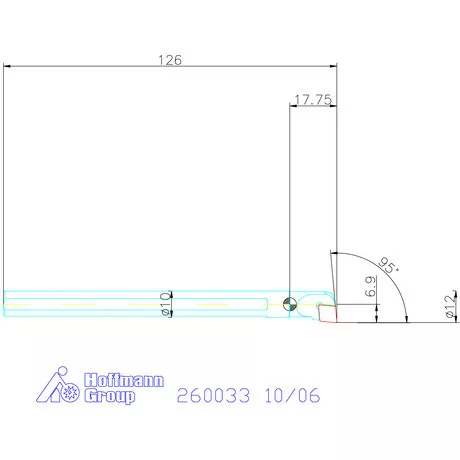 Garant Furatkés, acél 10/06 mm
