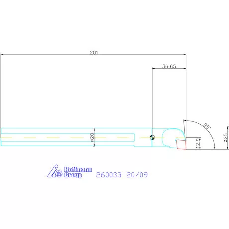 Garant Furatkés, acél 20/09 mm