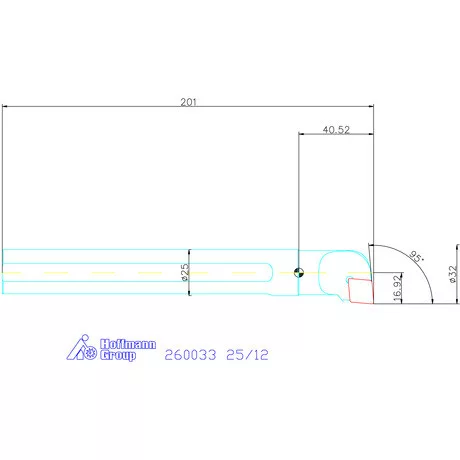Garant Furatkés, acél 25/12 mm