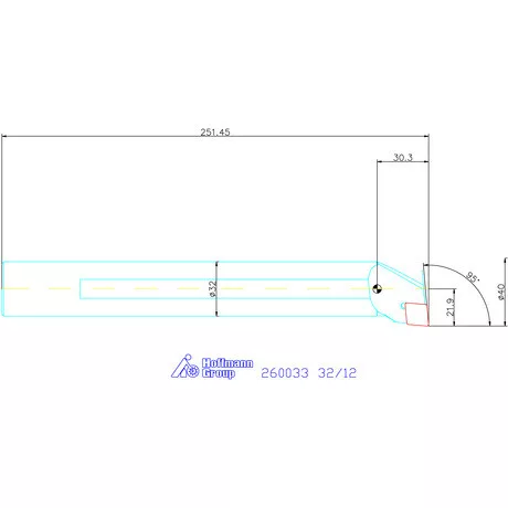 Garant Furatkés, acél 32/12 mm