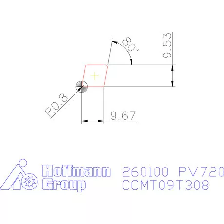 Kyocera CCMT 09T308 Wiper PV720
