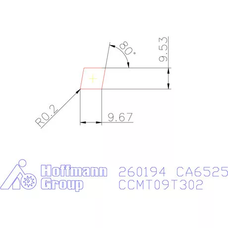 Kyocera CCMT 09T302 CA6525