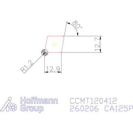 Kyocera CCMT 120412 CA125P
