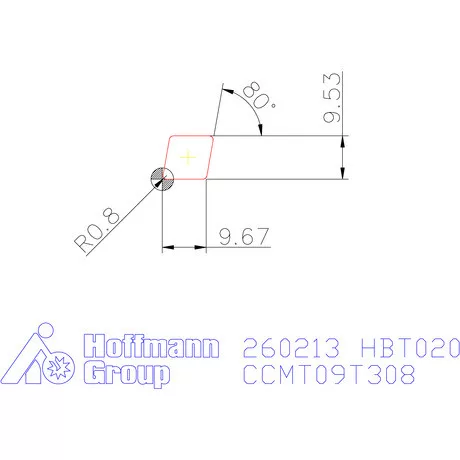 Holex CCMT 09T308 HBT020