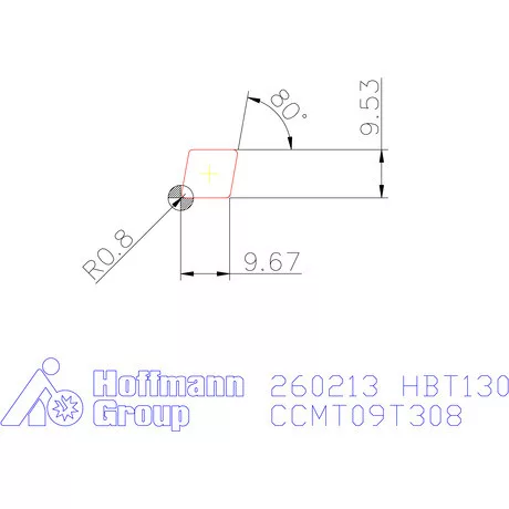 Holex CCMT 09T308 HBT130