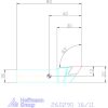 Garant Garant Master Eco esztergakés, rövid 16/11 mm