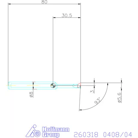 Garant Furatkés, HM 0408/04 mm