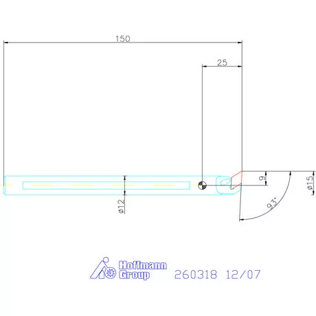 Garant Furatkés, HM 12/07 mm
