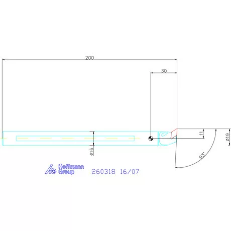 Garant Furatkés, HM 16/07 mm