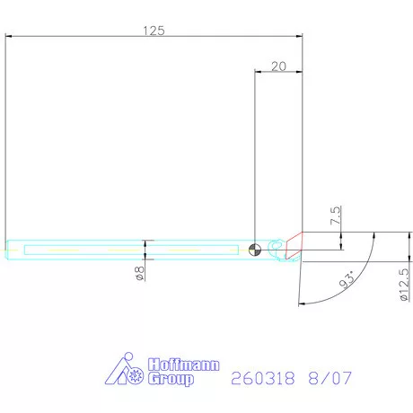 Garant Furatkés, HM 8/07 mm