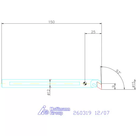Garant Furatkés, HM 12/07 mm