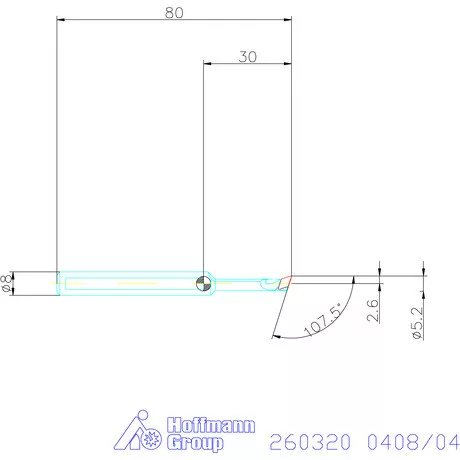 Garant Furatkés HM 0408/04 mm