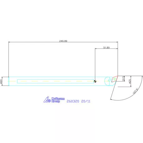 Garant Furatkés HM 20/11 mm