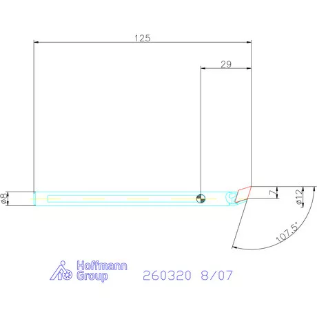 Garant Furatkés HM 8/07 mm