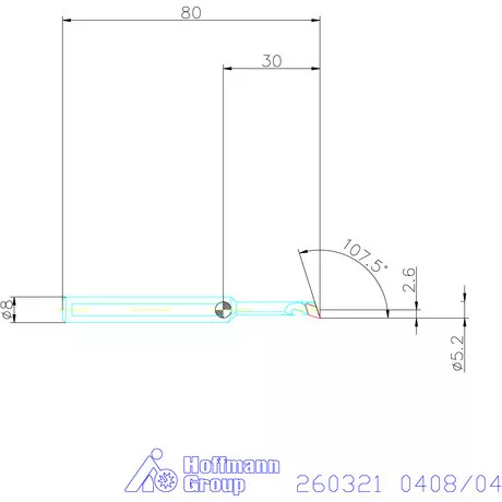Garant Furatkés HM 0408/04 mm