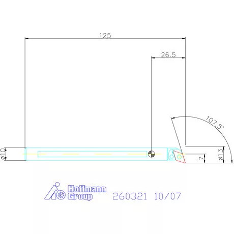 Garant Furatkés HM 10/07 mm