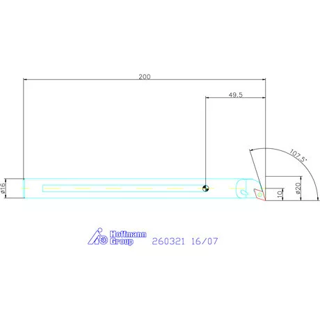 Garant Furatkés HM 16/07 mm