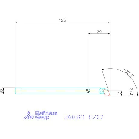 Garant Furatkés HM 8/07 mm