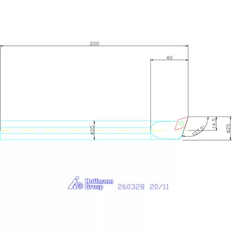 Garant Furatkés HSS 20/11 mm