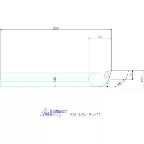 Garant Furatkés HSS 25/11 mm