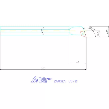 Garant Furatkés HSS 20/11 mm