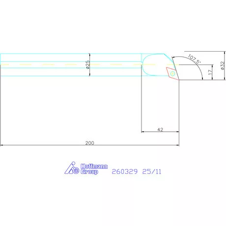 Garant Furatkés HSS 25/11 mm