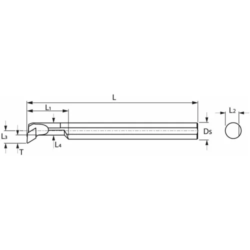 Furatkés HSS  1012/07 mm