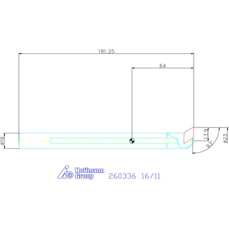 GARANT Master Turn furatkés, acél, spirális  16/11 mm