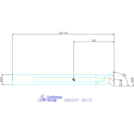 GARANT Master Turn furatkés, acél, spirális  20/11 mm