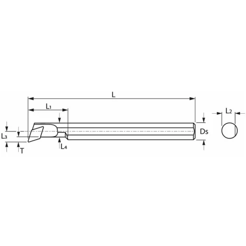 Furatkés, acél  0408/04 mm