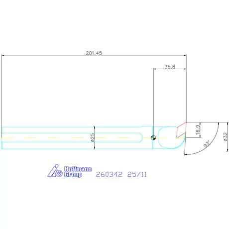 Furatkés, acél  25/11 mm