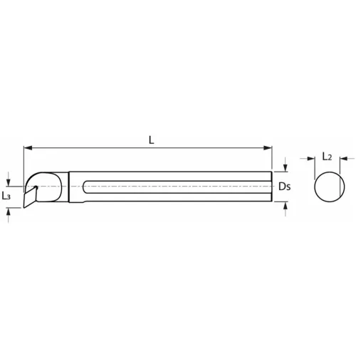 Furatkés, acél  32/11 mm