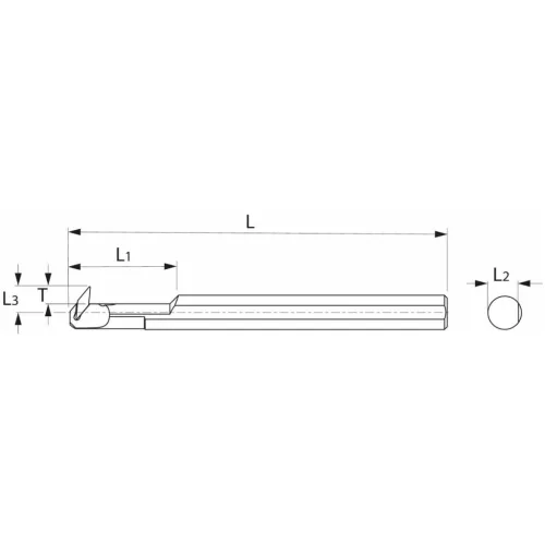 Furatkés, acél  8/04 mm