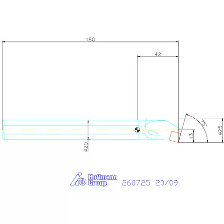 Furatkés, acél  20/09 mm