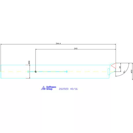 GARANT Master Mute furatkés  40/16 mm