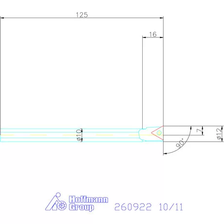 Furatkés HSS  10/11 mm