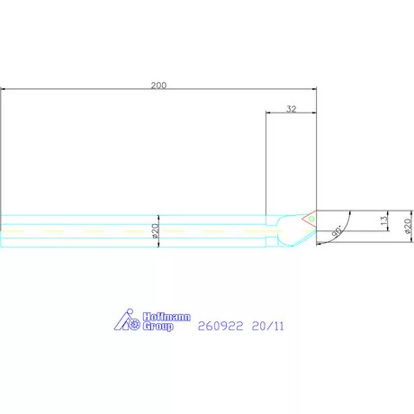 Furatkés HSS  20/11 mm