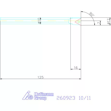 Furatkés HSS  10/11 mm