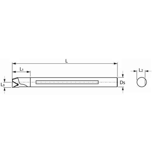 GARANT Master Turn furatkés, acél, spirális  10/11 mm