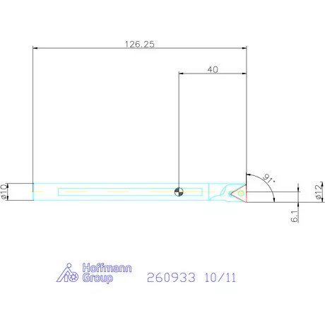 GARANT Master Turn furatkés, acél, spirális  10/11 mm