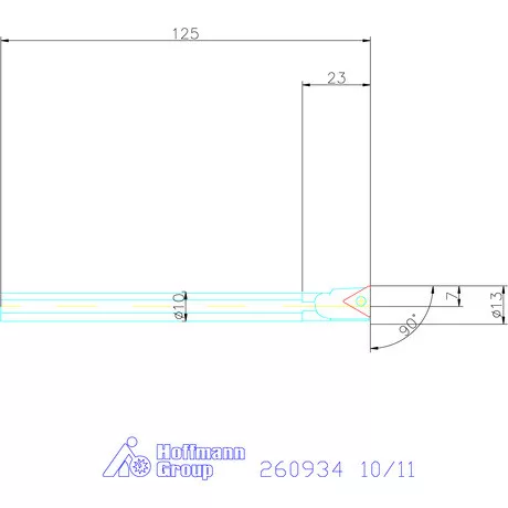 Furatkés, acél  10/11 mm