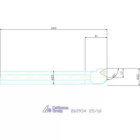 Furatkés, acél  25/16 mm