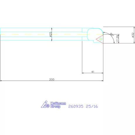 Furatkés, acél  25/16 mm