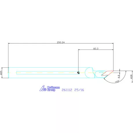 Furatkés, HM  25/16 mm