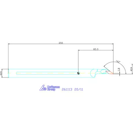 Furatkés, HM  20/11 mm
