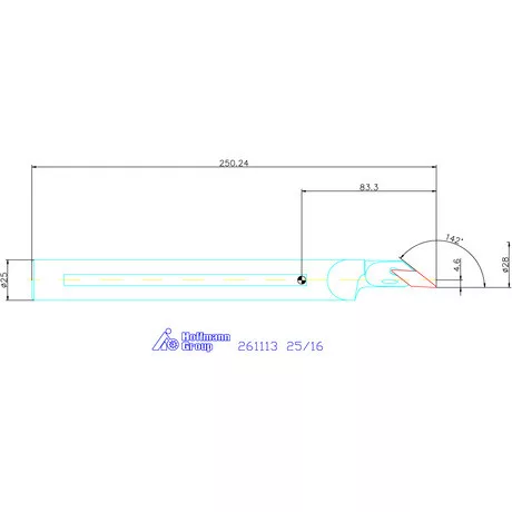 Furatkés, HM  25/16 mm