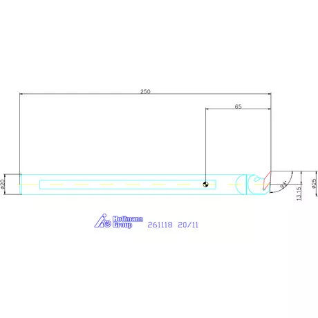 Furatkés, keményfém  20/11 mm